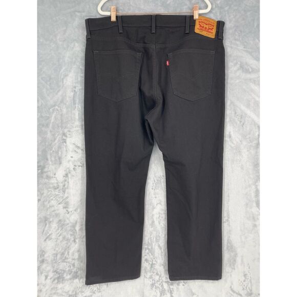Levi's Jeans Mens 40/30 Black 559 Relaxed Straight Cotton Stretch Five Pocket - Picture 3 of 15